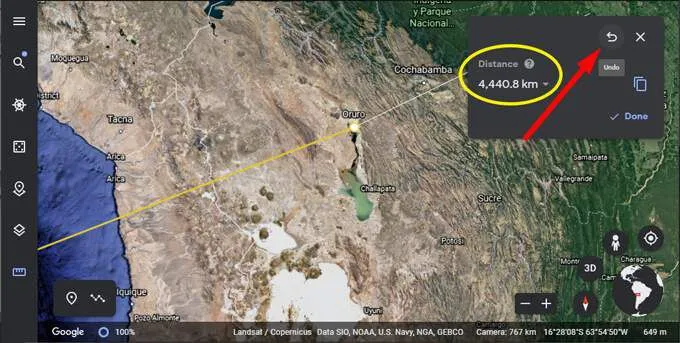 Cách đo khoảng cách trên Google Earth 12 Cách đo khoảng cách trên Google Earth