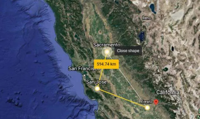 Cách đo khoảng cách trên Google Earth 16 Cách đo khoảng cách trên Google Earth
