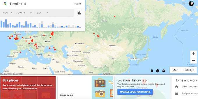 Cách xem Lịch sử tìm kiếm trên Google Maps của bạn 28 Cách xem Lịch sử tìm kiếm trên Google Maps của bạn