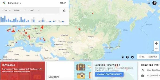 Cách xem Lịch sử tìm kiếm trên Google Maps của bạn 28 Cách xem Lịch sử tìm kiếm trên Google Maps của bạn