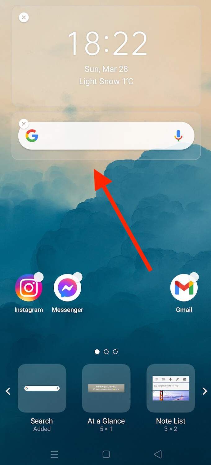 Thiếu tiện ích thanh tìm kiếm của Google? Cách khôi phục nó trên Android 6 Thiếu tiện ích thanh tìm kiếm của Google? Cách khôi phục nó trên Android