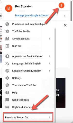 Chế độ hạn chế của YouTube là gì và cách bật hoặc tắt chế độ này 6 Chế độ hạn chế của YouTube là gì và cách bật hoặc tắt chế độ này