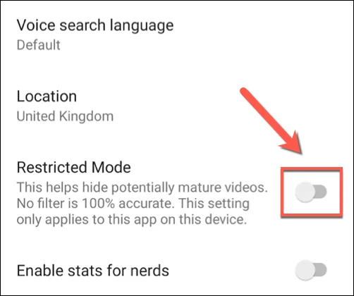 Chế độ hạn chế của YouTube là gì và cách bật hoặc tắt chế độ này 20 Chế độ hạn chế của YouTube là gì và cách bật hoặc tắt chế độ này