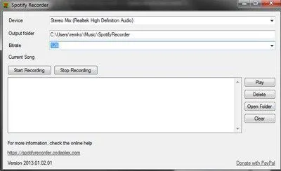 máy ghi âm spotify