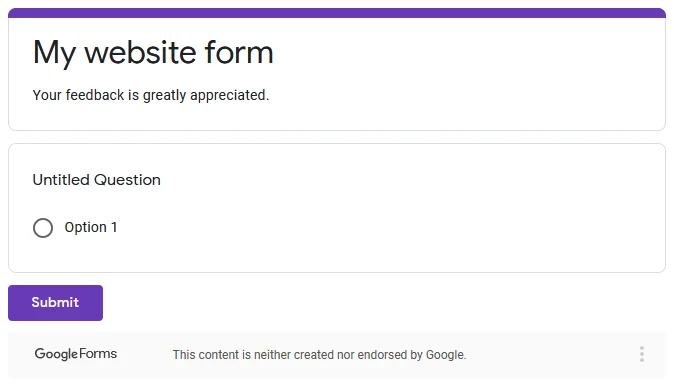 Cách nhúng Google Biểu mẫu vào trang web của bạn 44 Cách nhúng Google Biểu mẫu vào trang web của bạn