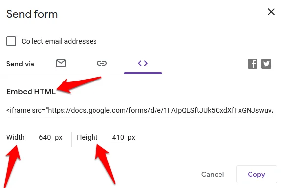 Cách nhúng Google Biểu mẫu vào trang web của bạn 30 Cách nhúng Google Biểu mẫu vào trang web của bạn