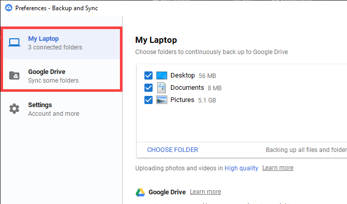 Cách khắc phục tính năng Sao lưu và đồng bộ hóa Google Drive không hoạt động 14 Cách khắc phục tính năng Sao lưu và đồng bộ hóa Google Drive không hoạt động