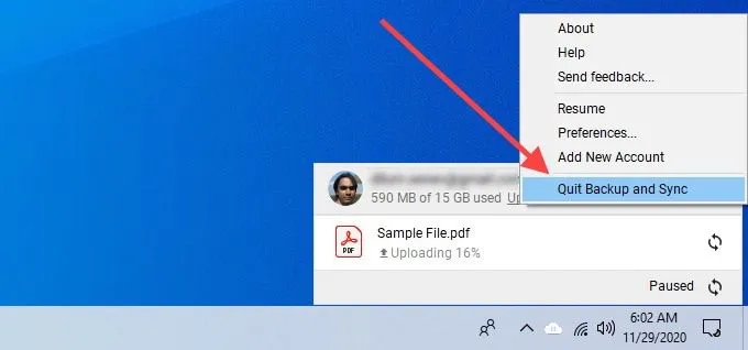 Cách khắc phục tính năng Sao lưu và đồng bộ hóa Google Drive không hoạt động 8 Cách khắc phục tính năng Sao lưu và đồng bộ hóa Google Drive không hoạt động