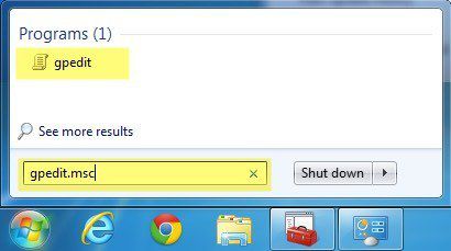 Tắt thông báo khởi động lại ngay sau thông báo cập nhật tự động của Windows 2 mở gpedit