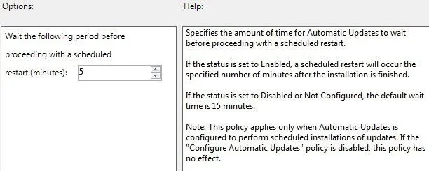 trì hoãn khởi động lại