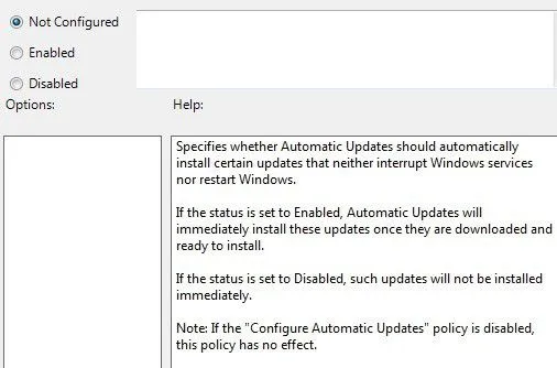 cài đặt ngay lập tức