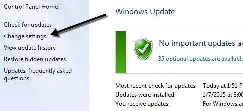 Tắt thông báo khởi động lại ngay sau thông báo cập nhật tự động của Windows 14 thay đổi cài đặt