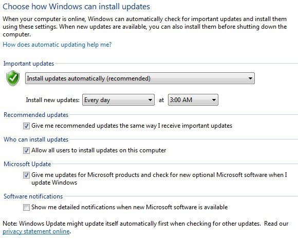Tắt thông báo khởi động lại ngay sau thông báo cập nhật tự động của Windows 16 cập nhật cửa sổ bảng điều khiển