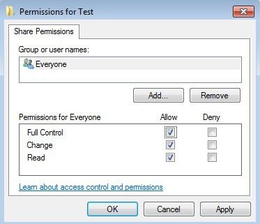 Khắc phục “ máy tính không thể truy cập được. Bạn có thể không được phép sử dụng tài nguyên mạng này ” 7 chia sẻ quyền