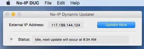 trình cập nhật noip