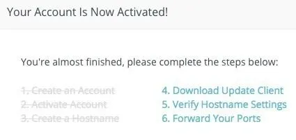 tài khoản đã được kích hoạt
