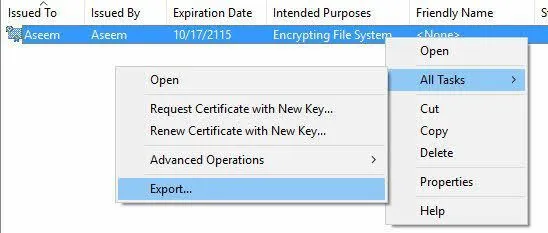 giấy chứng nhận xuất khẩu