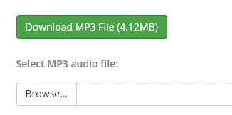 Cách làm cho tệp âm thanh to hơn 2 tải xuống tập tin mp3