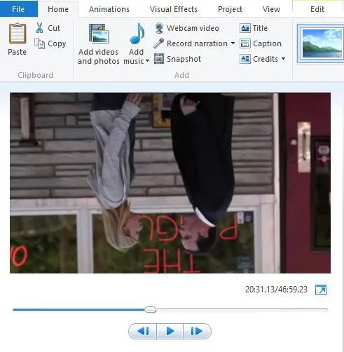 nhà sản xuất phim lộn ngược
