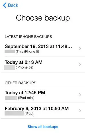 Cách chuyển hoặc chuyển dữ liệu sang iPhone mới 14 sao lưu iphone