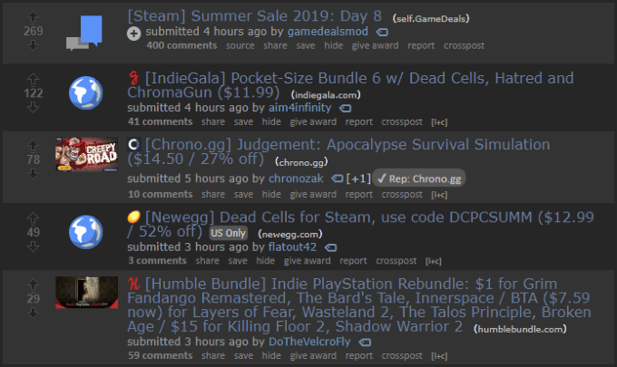 gamedeals-subreddit - Mẹo công nghệ trực tuyến Cách Tìm Game Kỹ Thuật Số Với Giá Bán Thấp Nhất Hình 6
