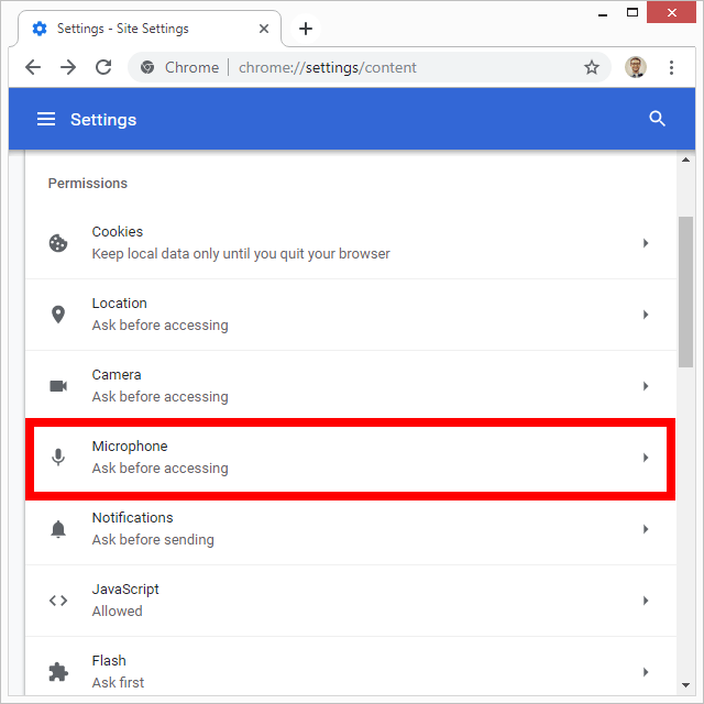 chrome-microphone - Mẹo kỹ thuật trực tuyến Hình ảnh Chrome 5