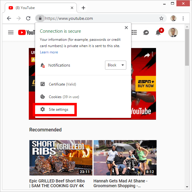 chrome-youtube-site-settings - Mẹo kỹ thuật trực tuyến Hình ảnh Chrome 6