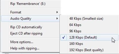 chất lượng âm thanh rip