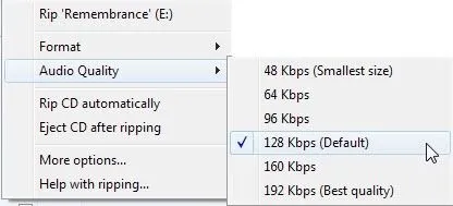 chất lượng âm thanh rip