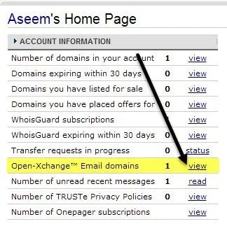 các tài khoản email