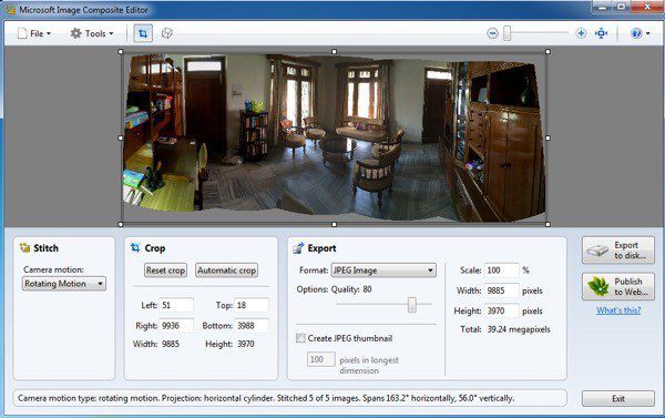 Phần mềm toàn cảnh miễn phí tốt nhất 22 băng microsoft
