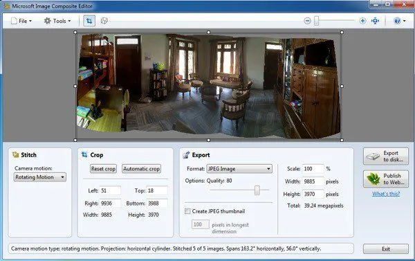 Phần mềm toàn cảnh miễn phí tốt nhất 22 băng microsoft