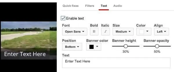 Nâng cao video trực tuyến cho các video tối bị rung 12 thêm văn bản vào video