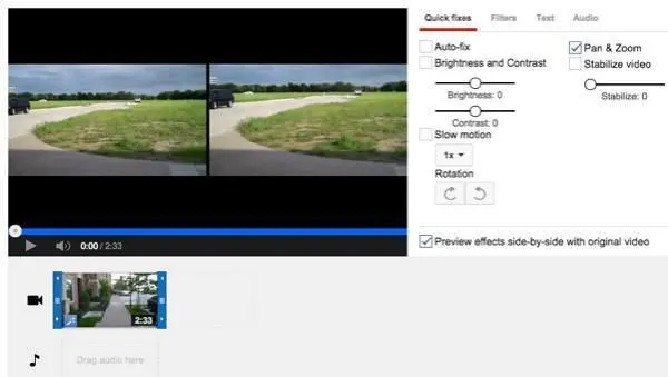 Nâng cao video trực tuyến cho các video tối bị rung 10 chỉnh sửa video