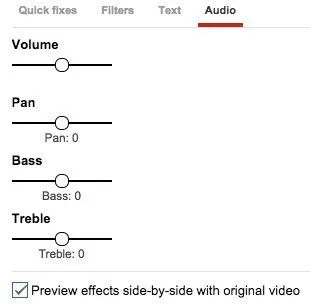 Nâng cao video trực tuyến cho các video tối bị rung 14 sửa âm thanh