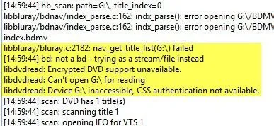 không thể giải mã khóa