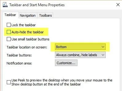 Thanh tác vụ Windows của bạn đã biến mất chưa? 4 tự động ẩn thanh tác vụ