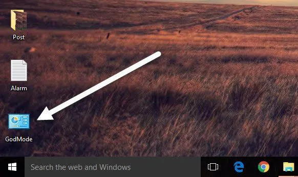 Cách bật Bảng điều khiển Chế độ Thần trong Windows 6 bảng điều khiển godmode