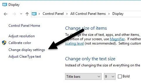 Cách ngăn màn hình LCD nhấp nháy 4 thay đổi cài đặt hiển thị