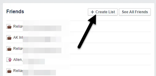 Ẩn trạng thái Facebook của bạn với một hoặc những người bạn cụ thể 10 Tạo một danh sách