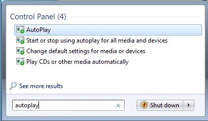 autoplay windows 7