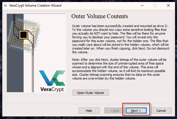 Làm thế nào để thêm một khu vực ẩn bên trong một tập đĩa VeraCrypt được mã hóa 28 Làm thế nào để thêm một khu vực ẩn bên trong một tập đĩa VeraCrypt được mã hóa