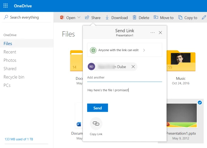 6 cách để gửi tệp lớn dưới dạng tệp đính kèm email 75 6 cách để gửi tệp lớn dưới dạng tệp đính kèm email