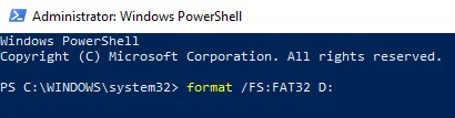 instagram-music-không-làm việc-thử-những-10-sửa-16-nén - Help Desk Geek Sử dụng PowerShell trong Windows 10 để định dạng ổ cứng ngoài thành FAT32 image 2