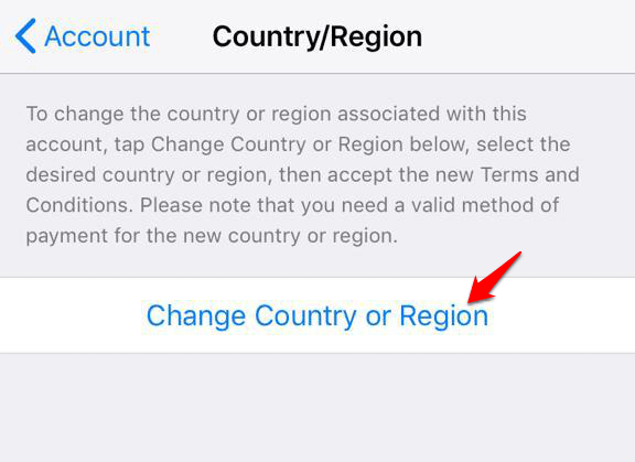 Cách chuyển tài khoản iTunes App Store sang quốc gia khác 12 Cách chuyển tài khoản iTunes App Store sang quốc gia khác