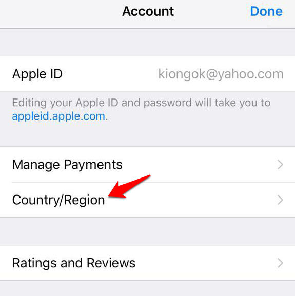 Cách chuyển tài khoản iTunes App Store sang quốc gia khác 22 Cách chuyển tài khoản iTunes App Store sang quốc gia khác