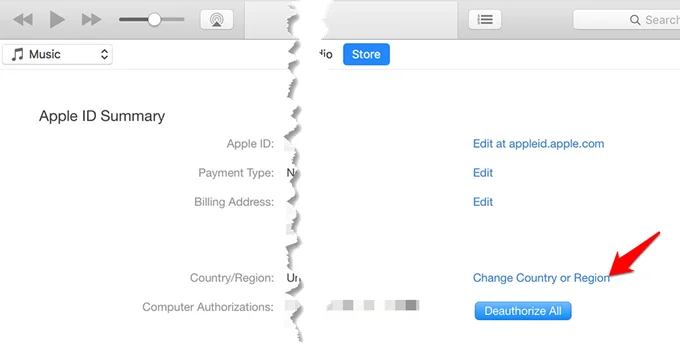 Cách chuyển tài khoản iTunes App Store sang quốc gia khác 20 Cách chuyển tài khoản iTunes App Store sang quốc gia khác
