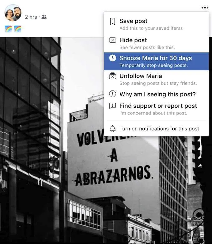 Cách tắt tiếng ai đó trên Instagram và Facebook 2 Cách tắt tiếng ai đó trên Instagram và Facebook