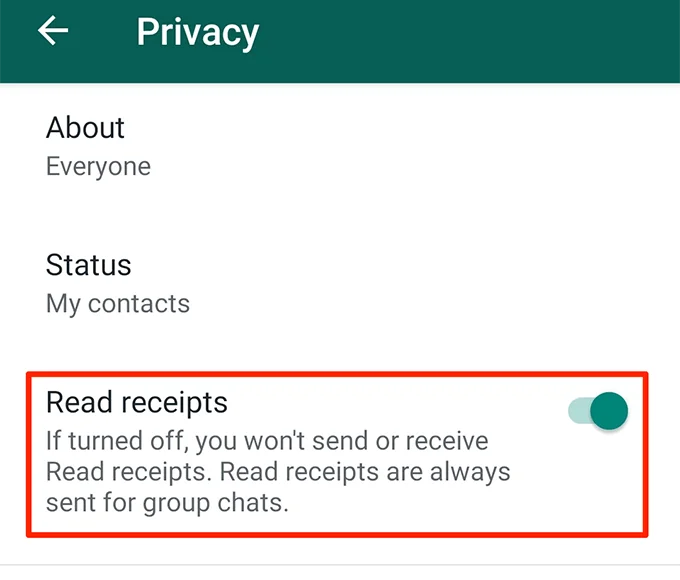 biên lai whatsapp - Mẹo công nghệ trực tuyến Cách rẽ Off Đọc biên lai trong hình ảnh WhatsApp 4