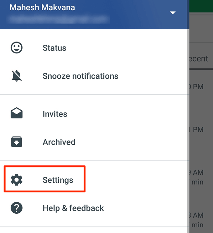 hangouts-settings - Mẹo kỹ thuật trực tuyến Cách rẽ Off Đọc biên lai trong hình ảnh Google Hangouts